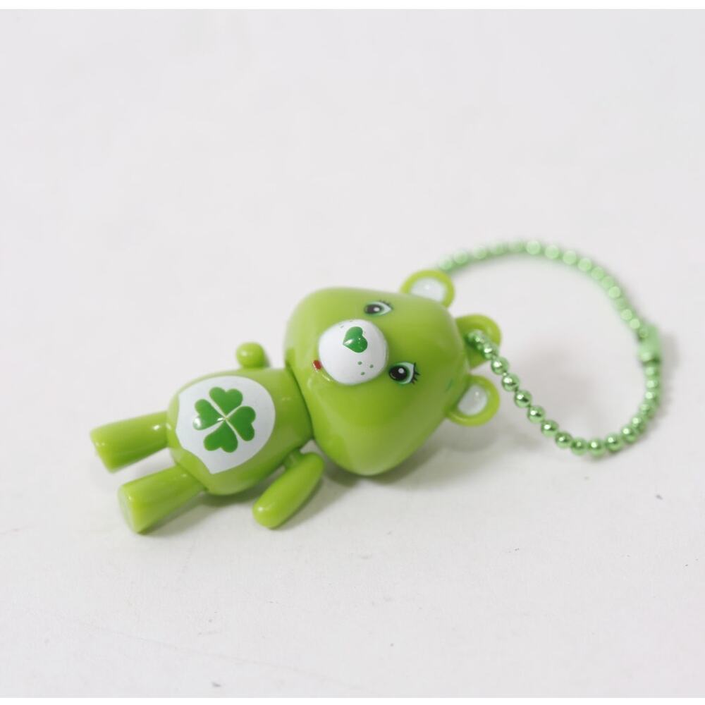 2000s Care Bears Good Luck Bear Keychain Mini Charm ~ 260806-WH 528